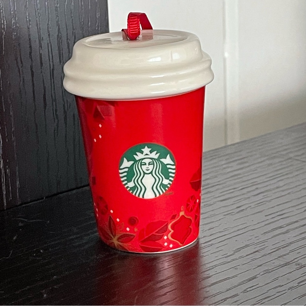$10 SALE Holiday 2013 Ornament VTG Collectible Starbuck Christmas Holly